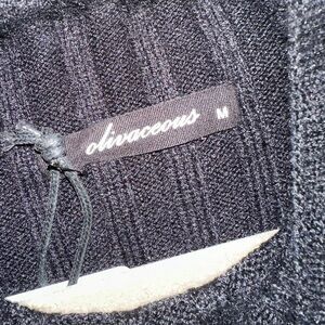 Black sweater dress M - NWT